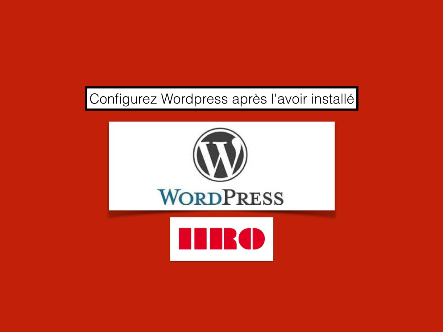 configurez-wordpress