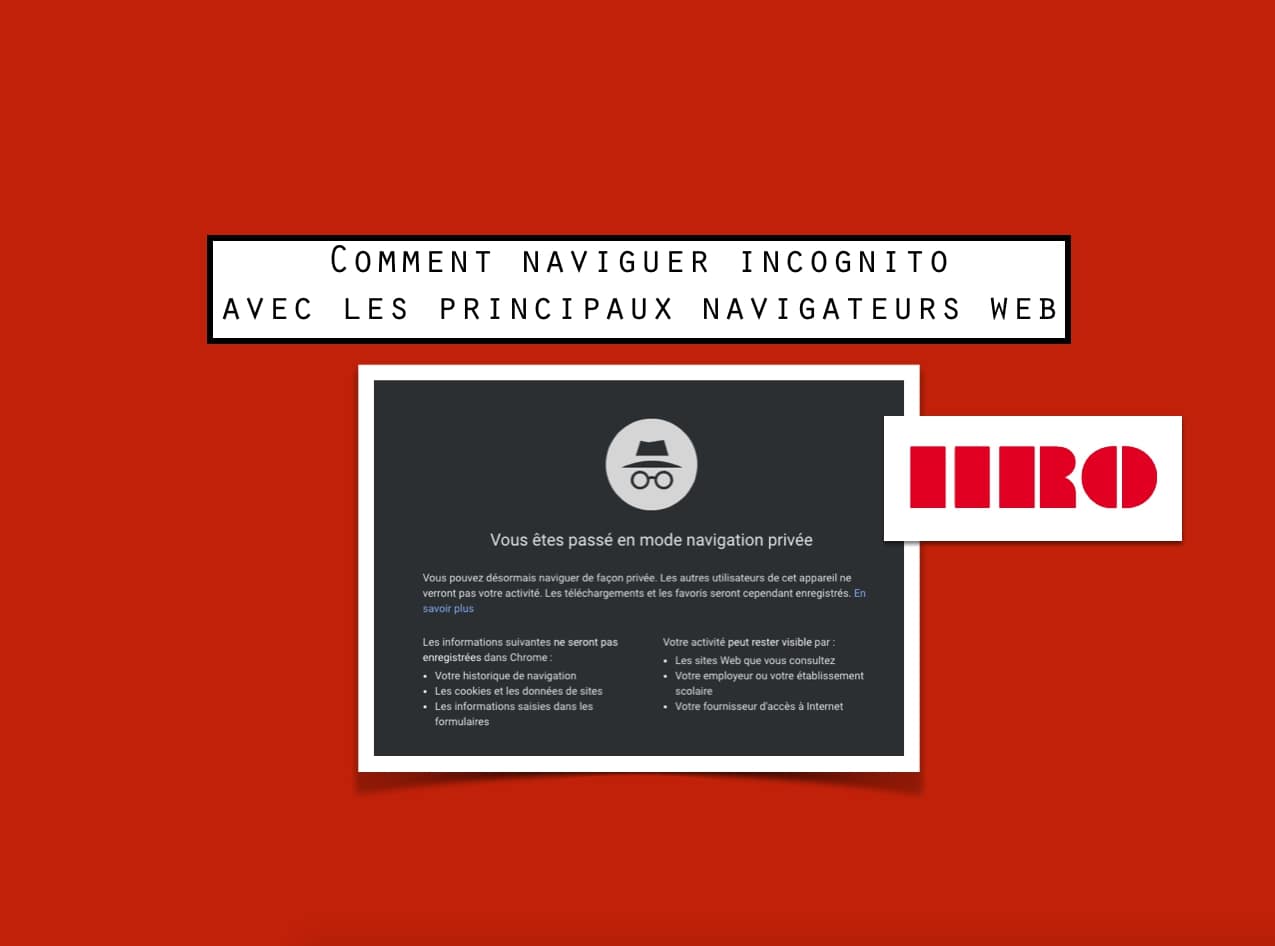 activer la navigation privee