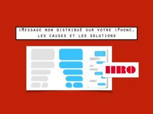 iMessage non distribué sur votre iPhone, les causes et les solutions