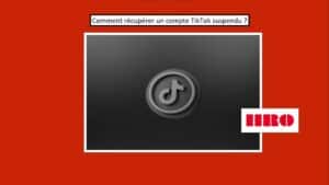 compte tiktok suspendu