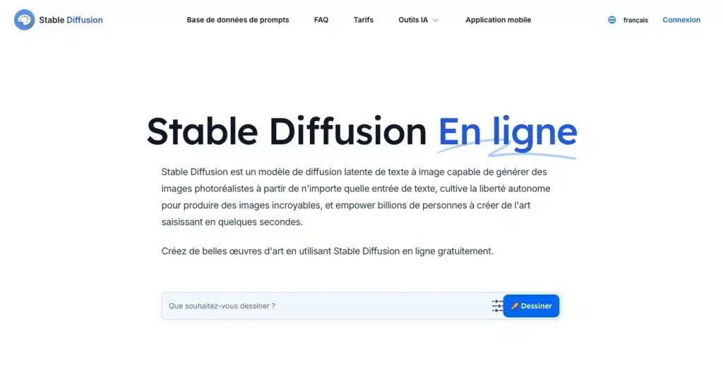 stable diffusion générateur images ia open-source