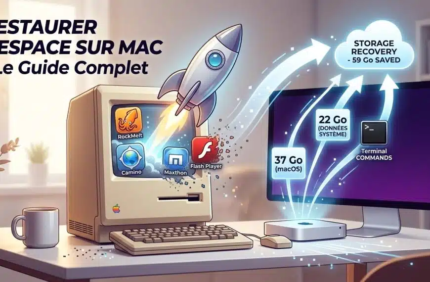 libérer espace disque MacOS